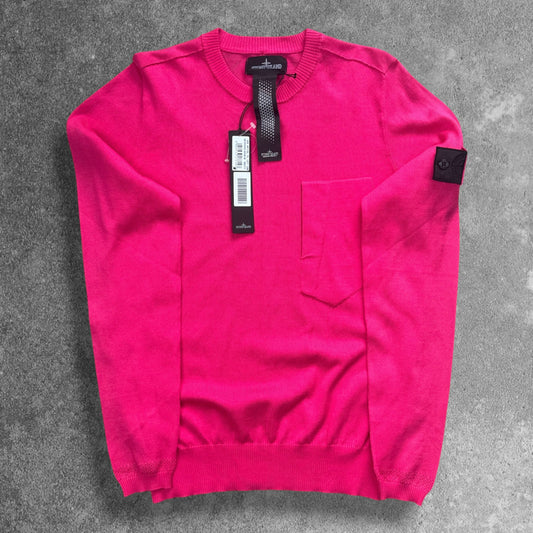 Stone Island Shadow Project Jumper Small Hot Pink Brand New With Tags RRP £360