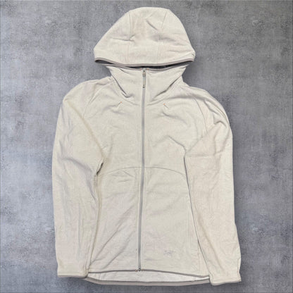Arcteryx Womens Hooded Fleece XL Cream RRP £180