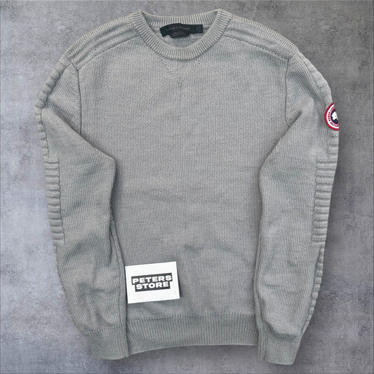 Canada Goose Merino Wool Patterson Jumper Grey Size medium RRP £400+