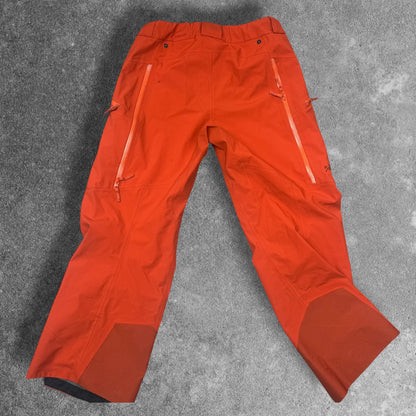 Arc'teryx Sabre Gore-Tex Ski Trousers Men's Large Orange RRP £450