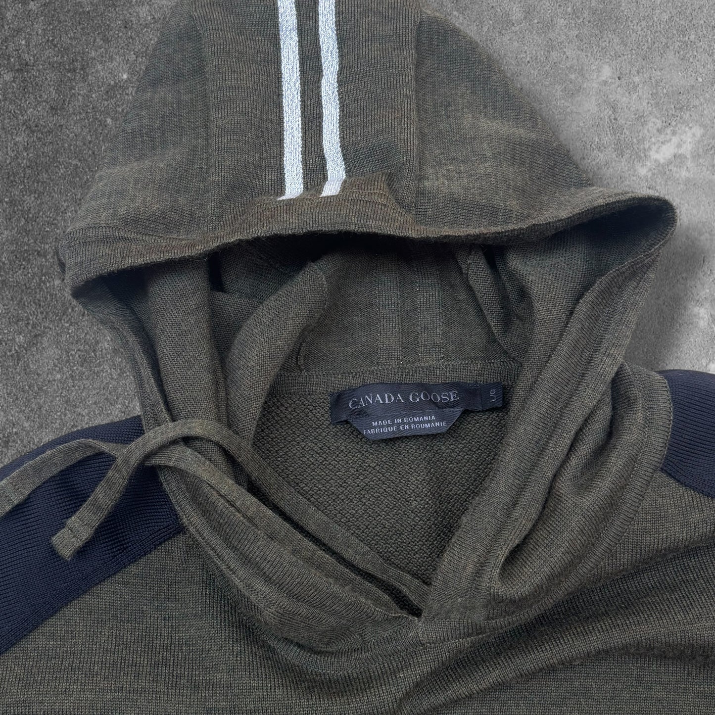 Canada Goose Merino Wool Hoodie Size Large RRP £450