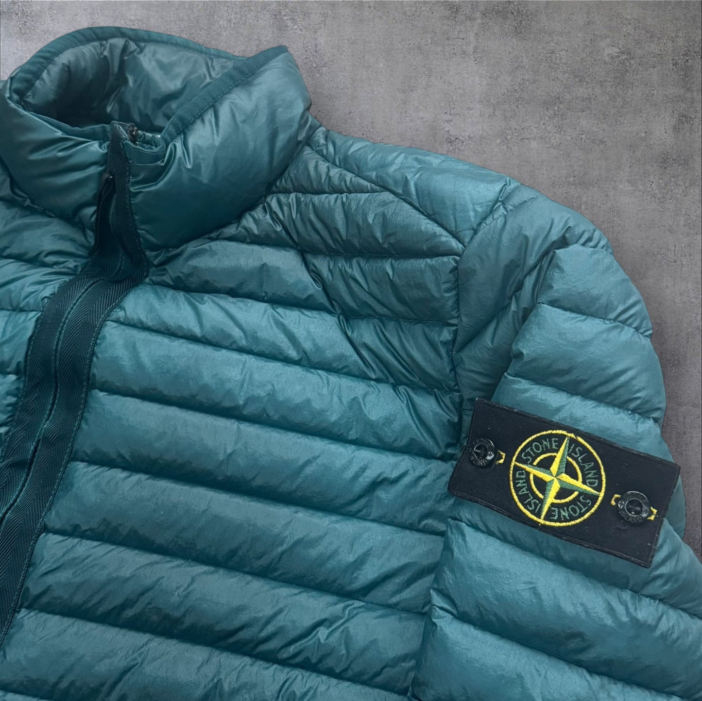 Stone Island Loom Woven Jacket Teal Size Large RRP £650