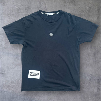 Stone Island T-Shirt Black Compass Logo Size XL RRP £160+