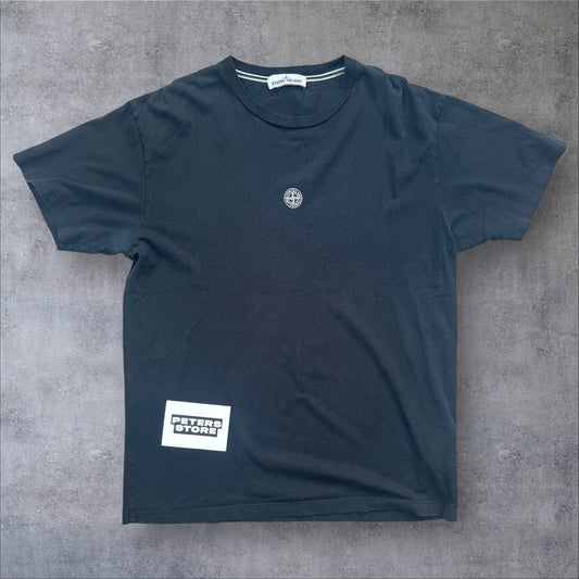 Stone Island T-Shirt Black Compass Logo Size XL RRP £160+