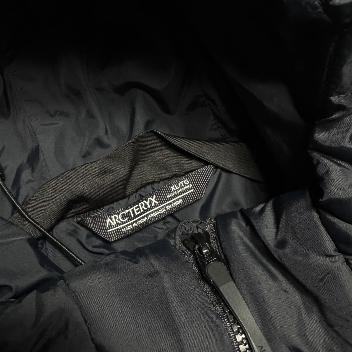 Arcteryx Heavyweight Insulated Jacket Size XL Black RRP £350