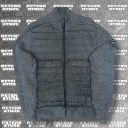 Canada Goose HyBridge Knit Jacket Black Label Iron Grey Men's Large