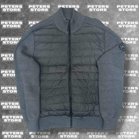 Canada Goose HyBridge Knit Jacket Black Label Iron Grey Men's Large