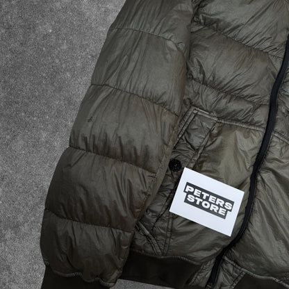 Stone Island Garment Dyed Down Puffer Jacket Large RRP £650