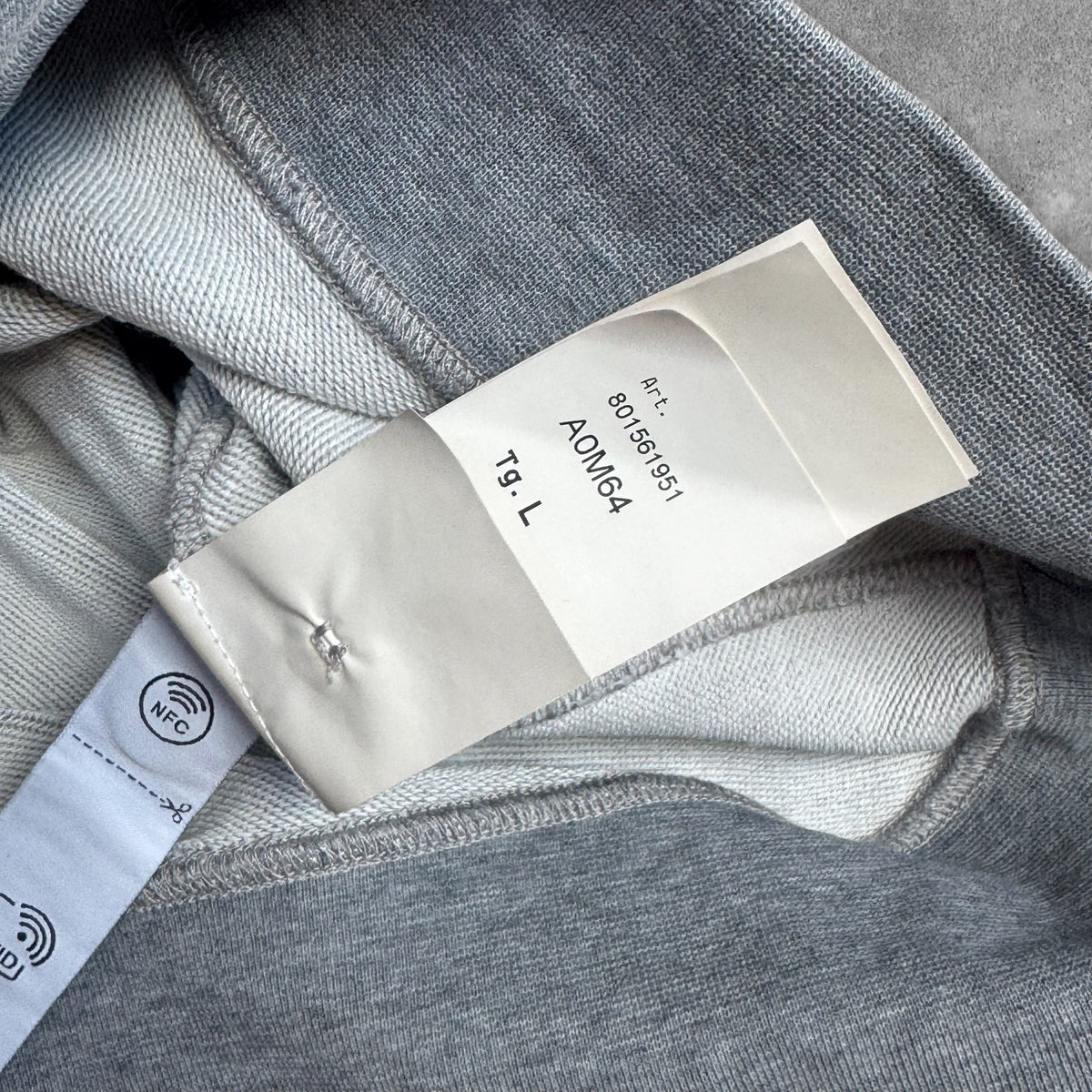 Stone Island Quarter Zip Large Grey A0M64 RRP £245
