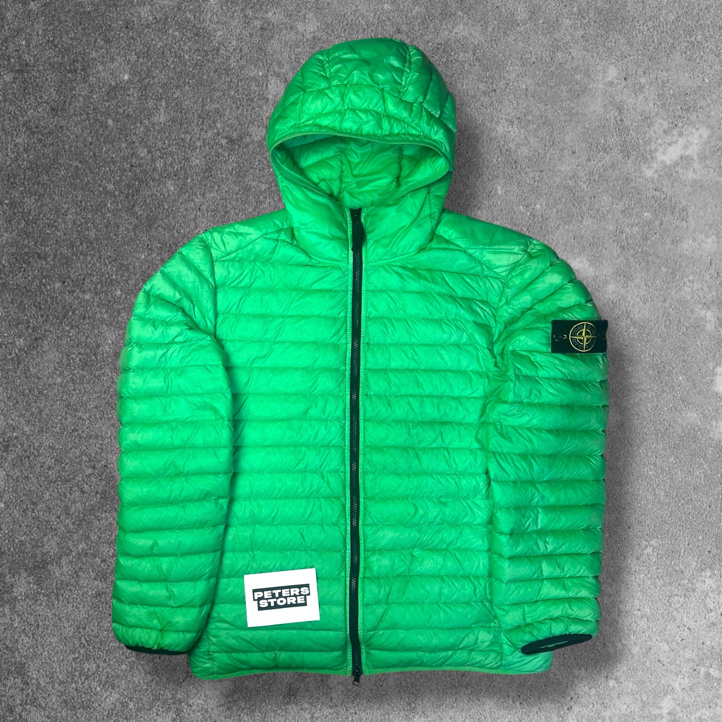 Stone Island Loom Woven Down Puffer Jacket Large RRP £725