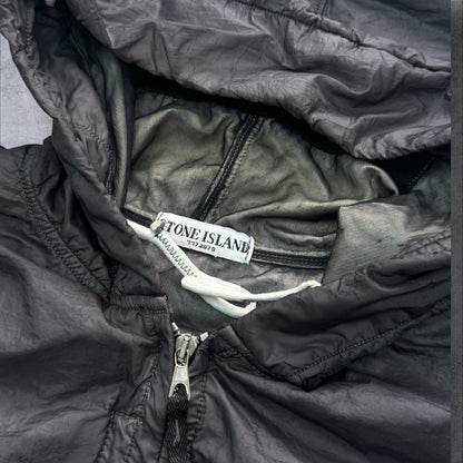 Stone Island Mesh Badge Jacket XL 2008 Charcoal RRP £600