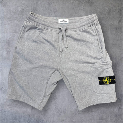Stone Island Large Bermuda Grey Shorts