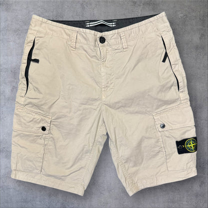 SI 32W Beige Cargo Shorts RRP £225