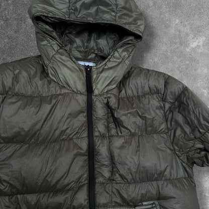 Stone Island Garment Dyed Down Puffer Jacket Large RRP £650