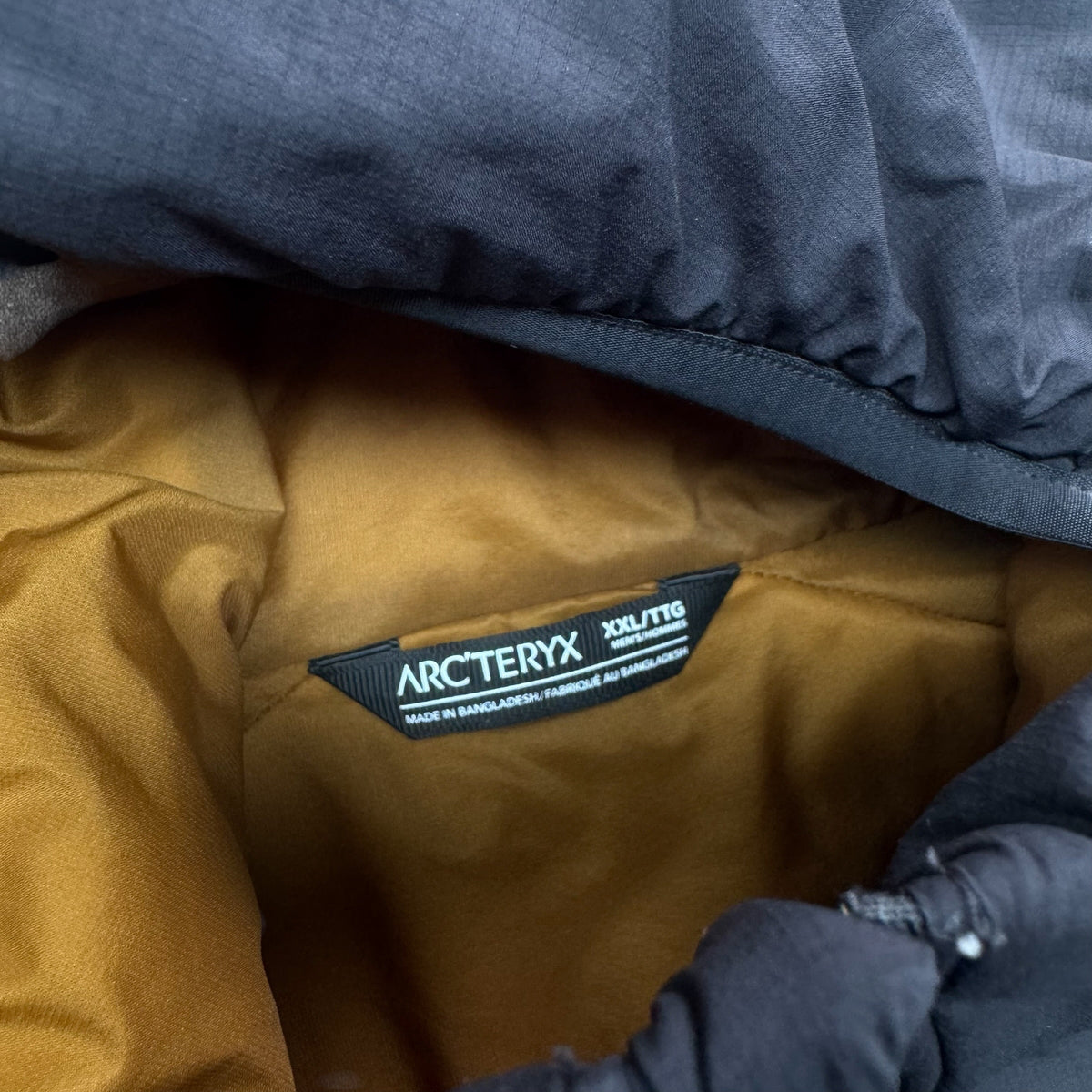 Arc'teryx Atom LT Hoody 2XL Black 24K Gold Logo RRP £280