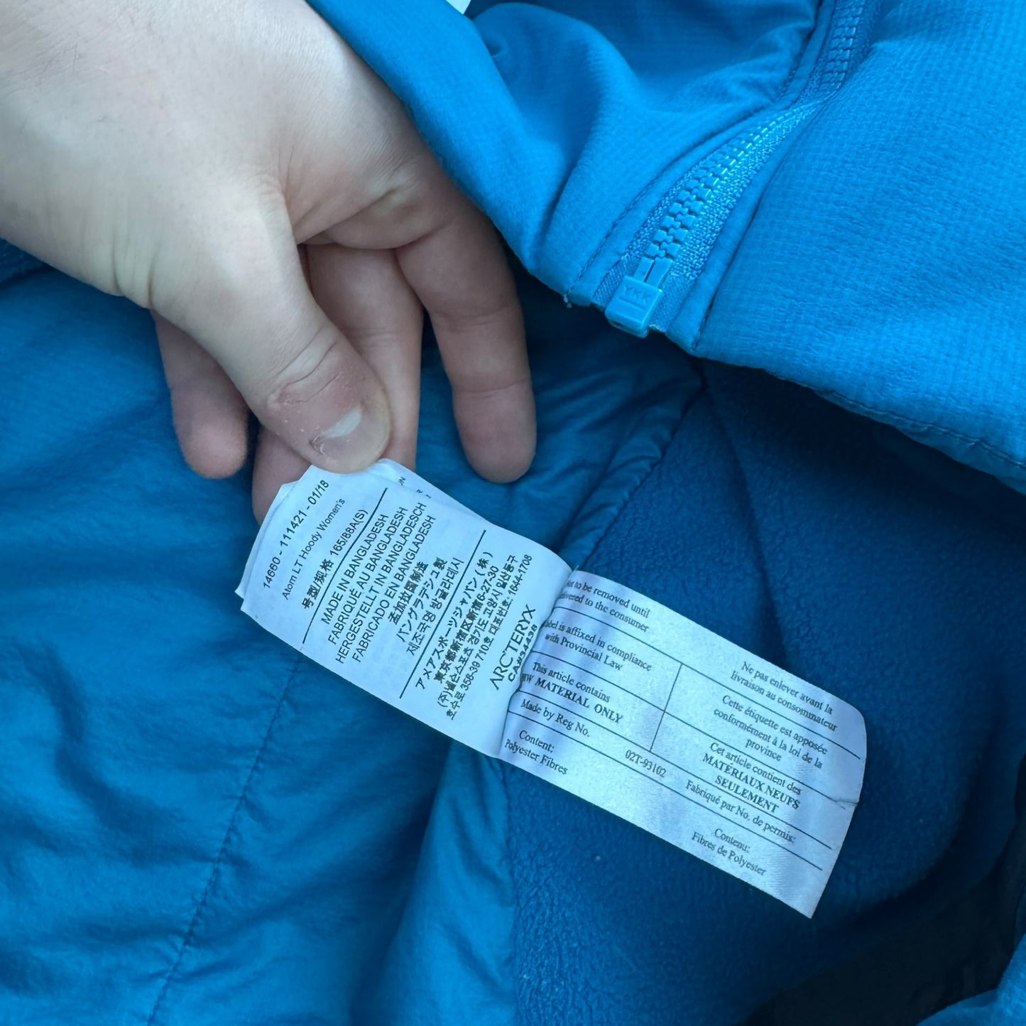 Arc’teryx Atom LT Jacket Royal Blue RRP £280