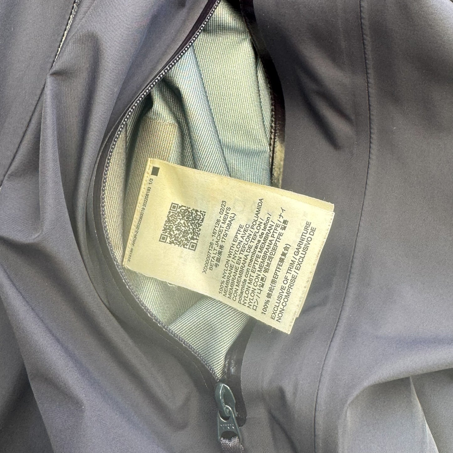 Arc'teryx Beta LT Gore-Tex Jacket Men's Large RRP £550