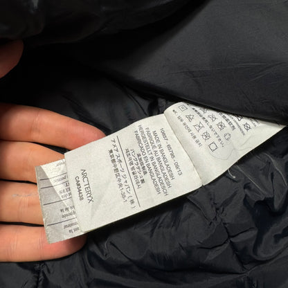 Arcteryx Heavyweight Insulated Jacket Size XL Black RRP £350