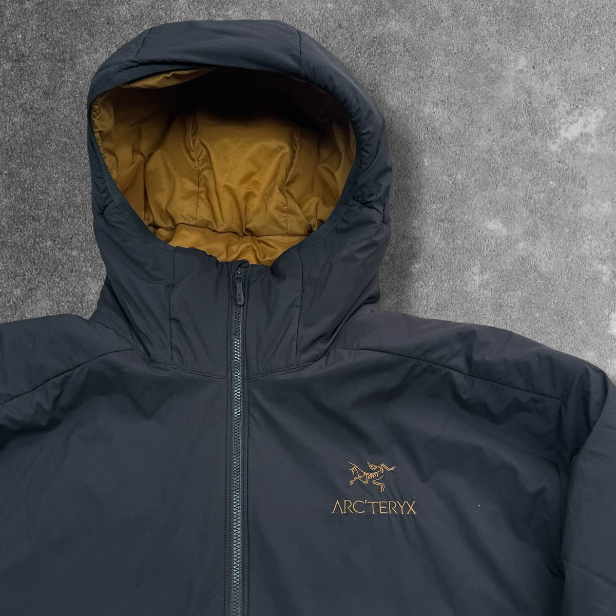 Arc'teryx Atom LT Hoody 2XL Black 24K Gold Logo RRP £280