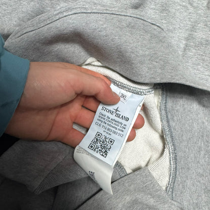 Stone Island Grey Zip Hoodie 3XL RRP £350