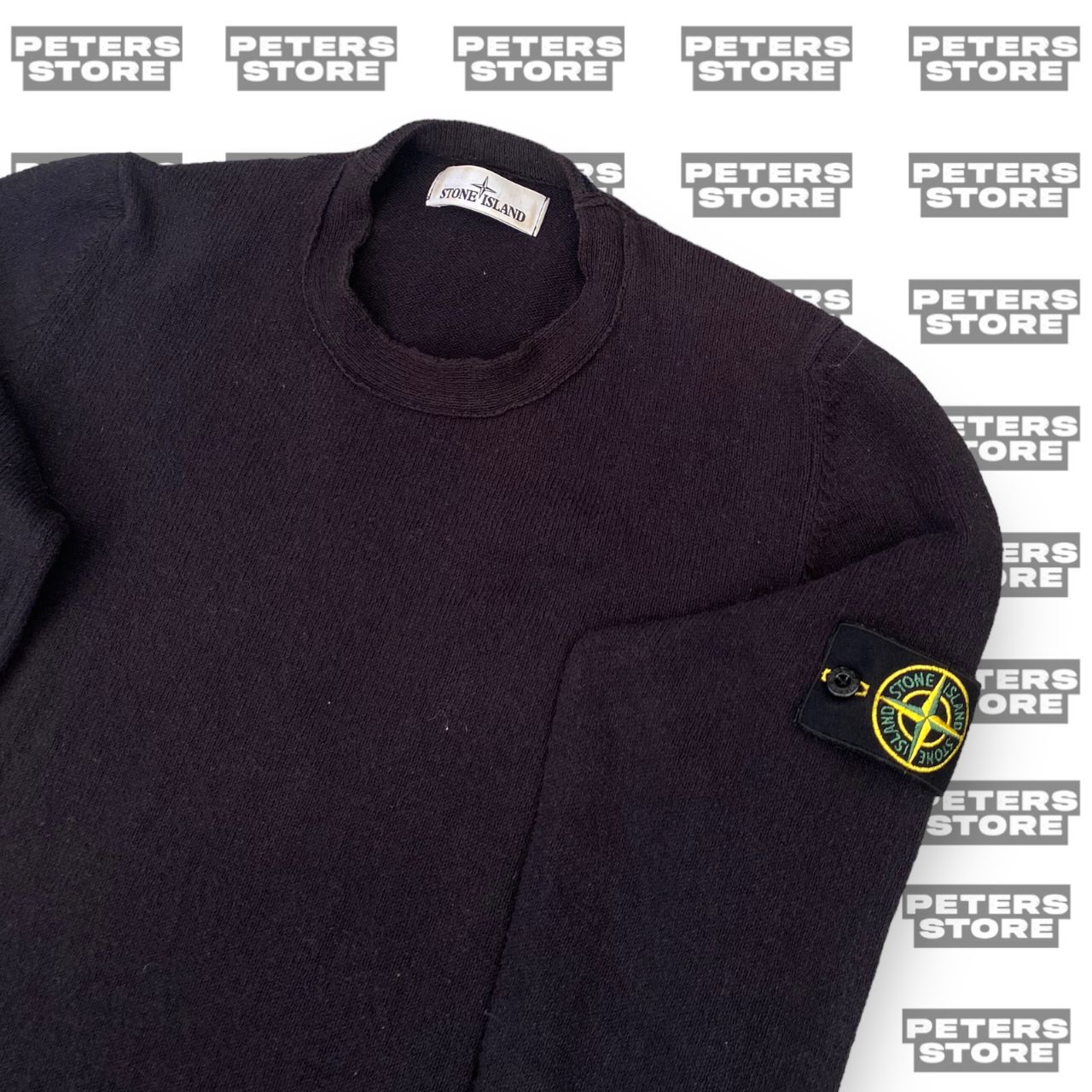 Stone Island Black Knit Jumper