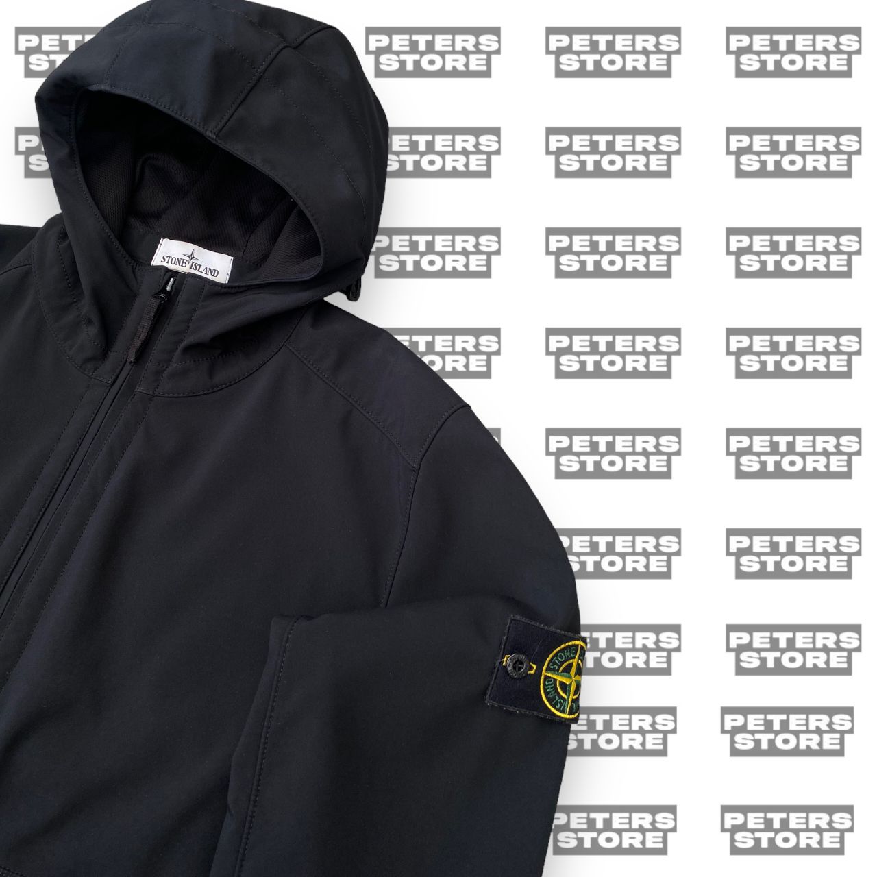 Stone Island Black Soft Shell Jacket