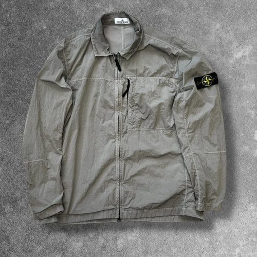 Stone Island Nylon Metal Overshirt Grey Men's 3XL 2024