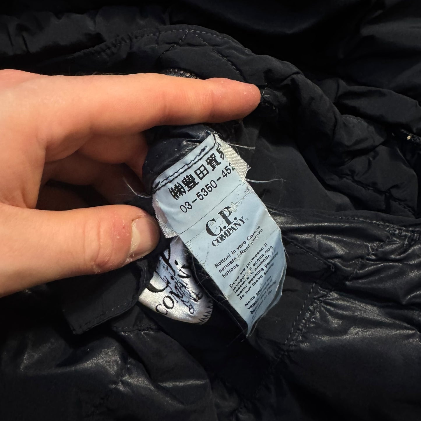 Vintage CP Company Hooded Nylon Nycra Insulated Jacket Large RRP £450