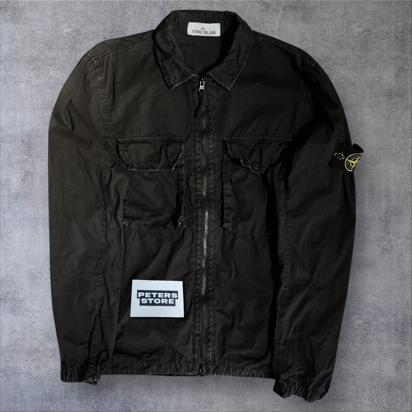Stone Island Overshirt Black Size Medium RRP £425+