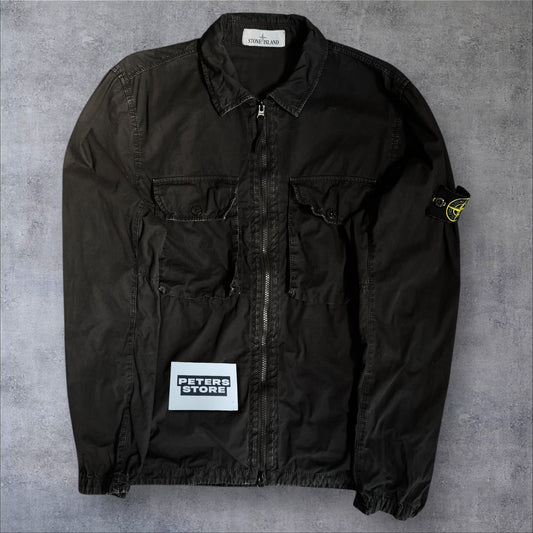 Stone Island Overshirt Black Size Medium RRP £425+