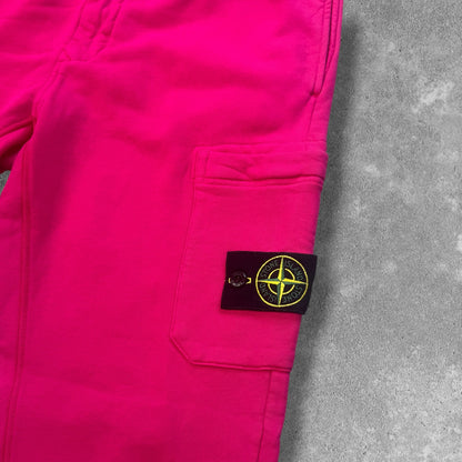 Stone Island Joggers Medium Pink V0087 New Season RRP £350