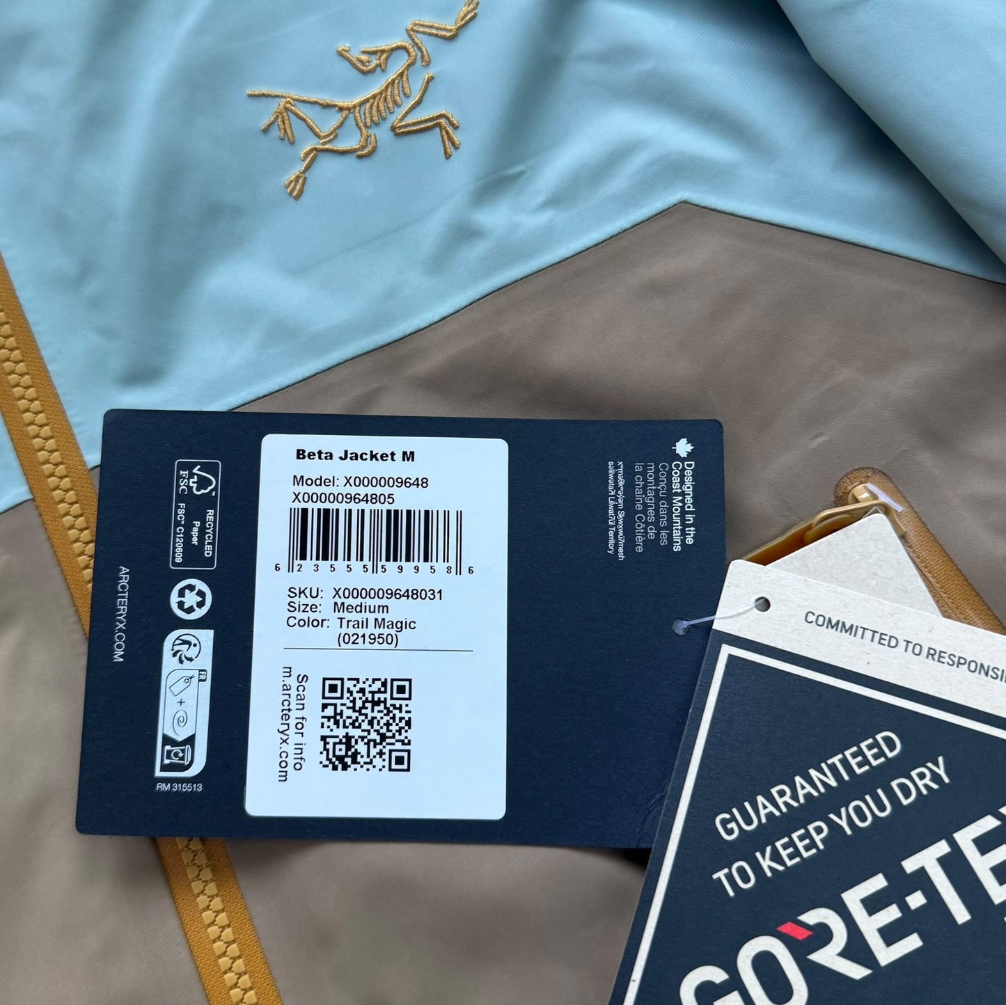 Arc’teryx Beta GORE-TEX Jacket – Medium RRP £350+