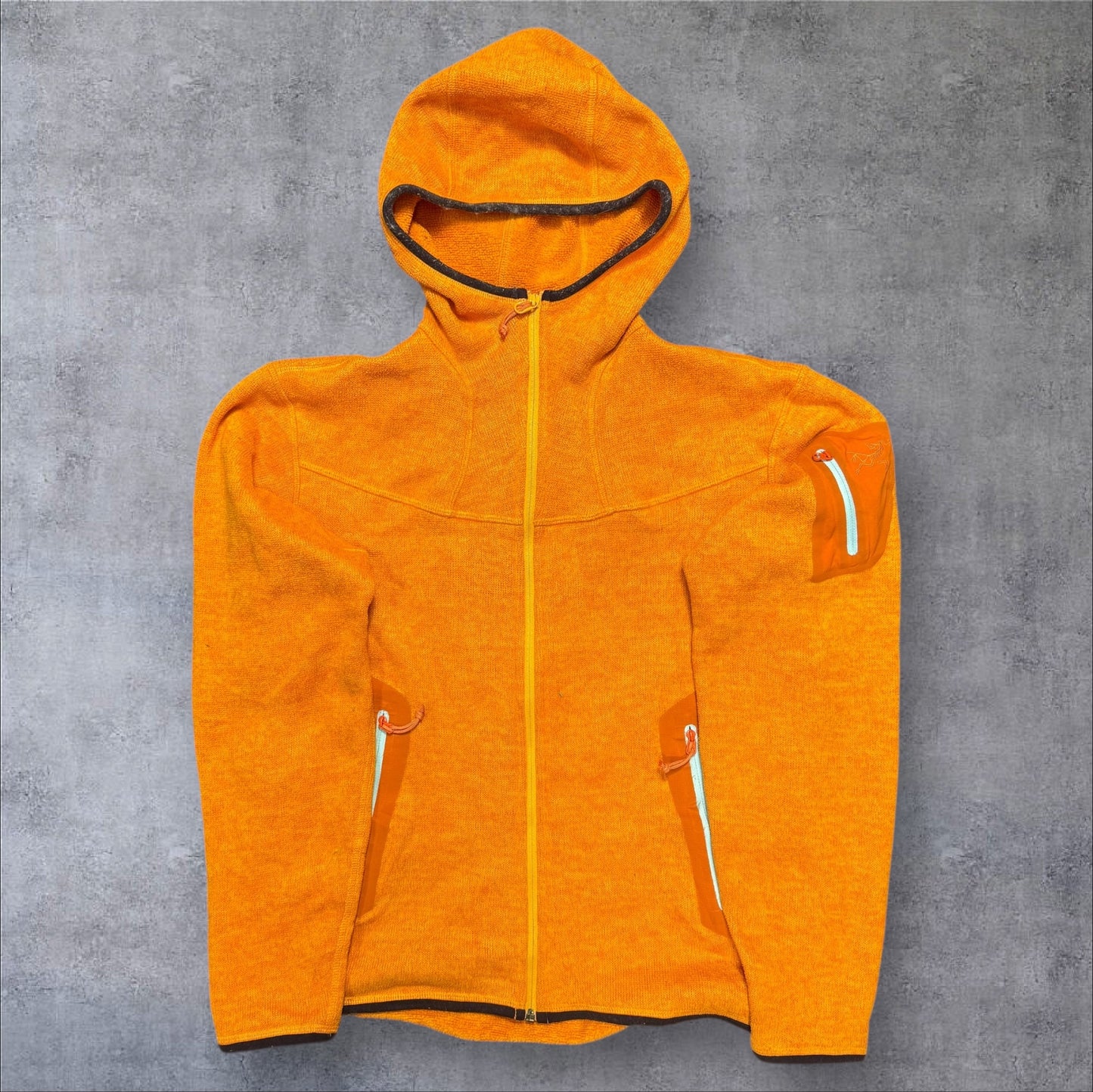 Arcteryx Hooded Fleece Womens Large Orange RRP £180