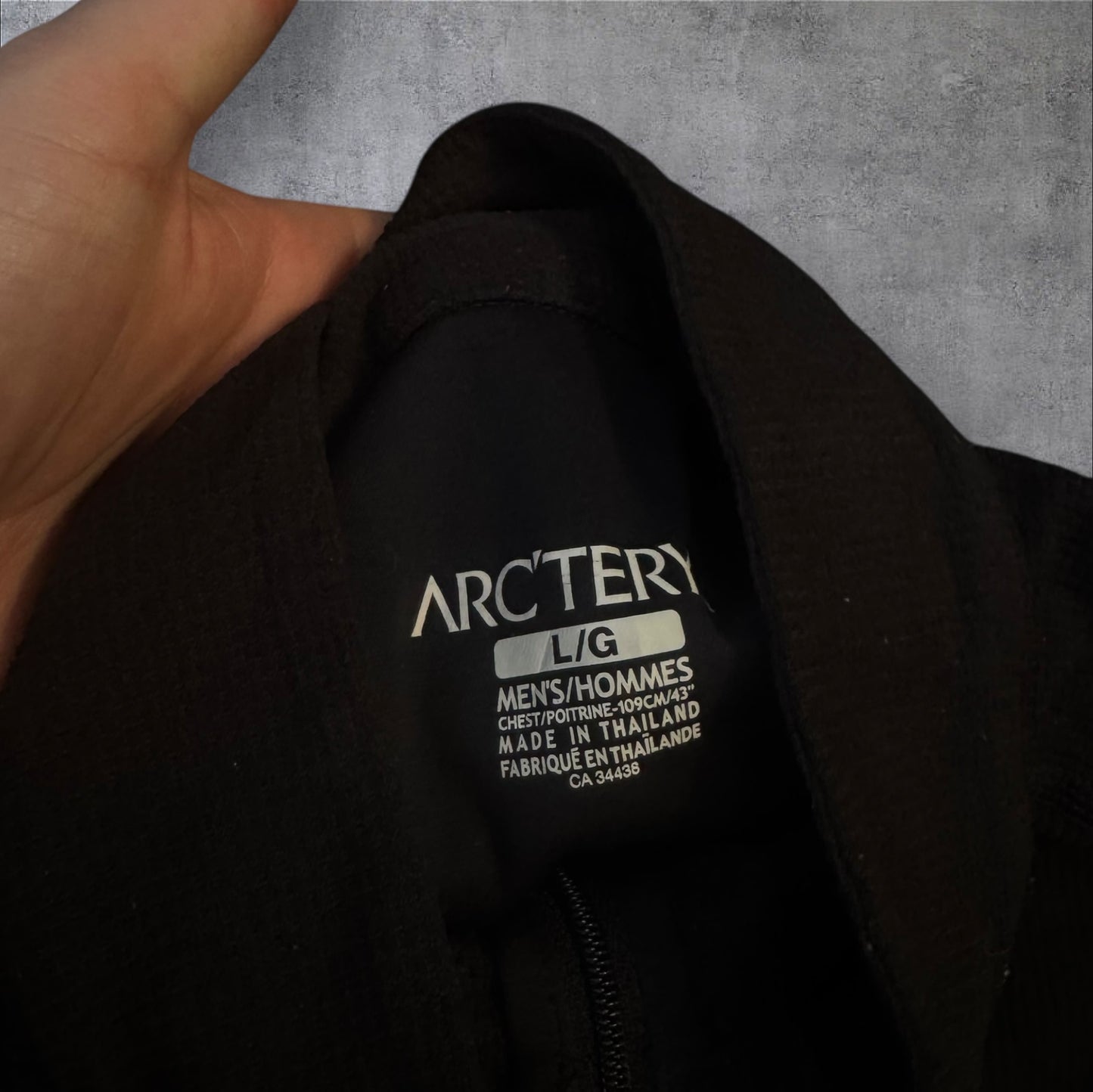 Arc’teryx Delta LT Fleece Black Large RRP £180