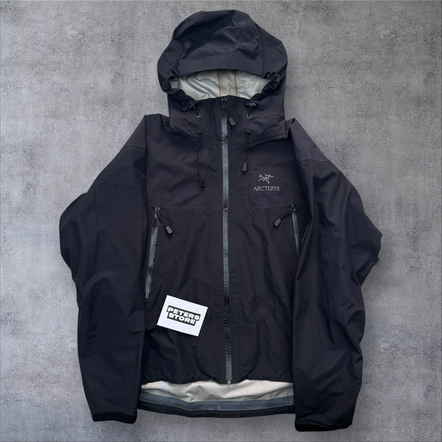 Vintage Arcteryx Goretex Black Jacket XL RRP £350