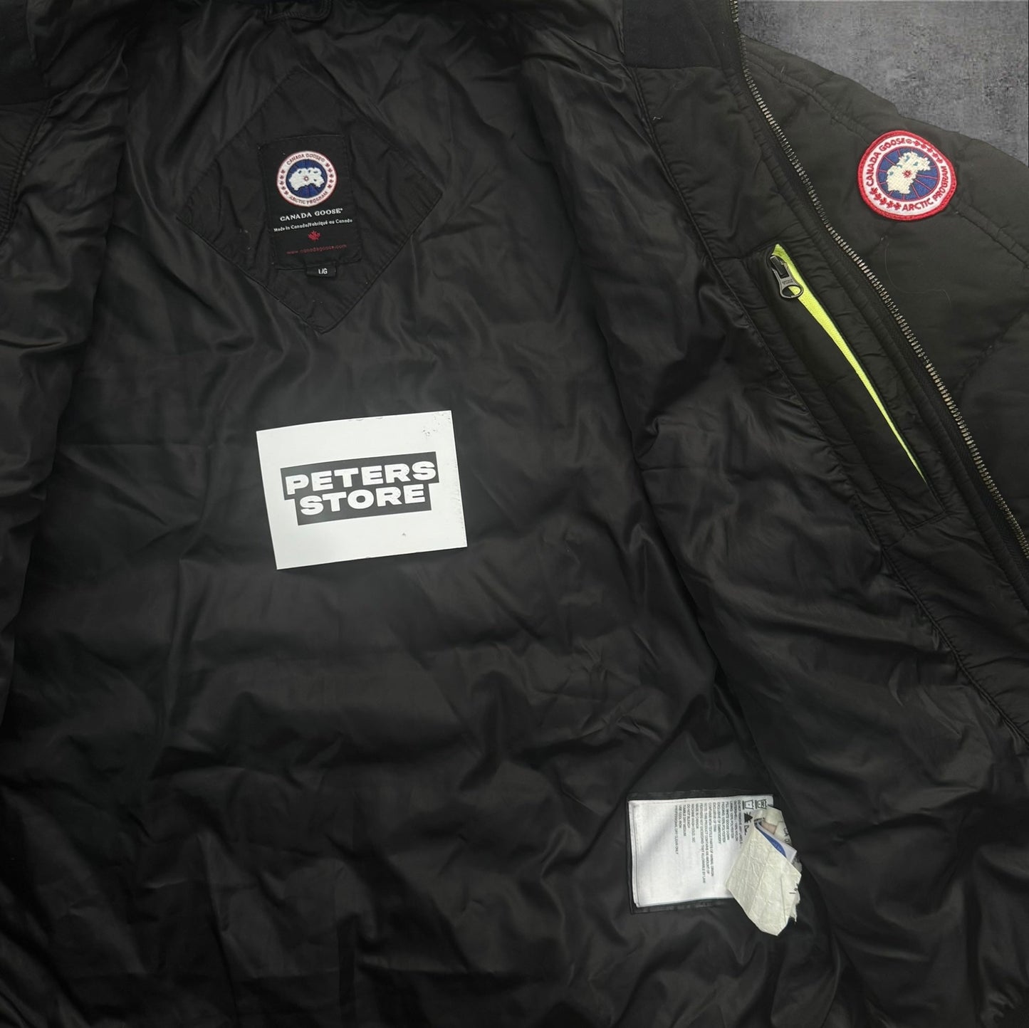 Canada Goose Hooded Cabri Jacket Black Size Large RRP £550