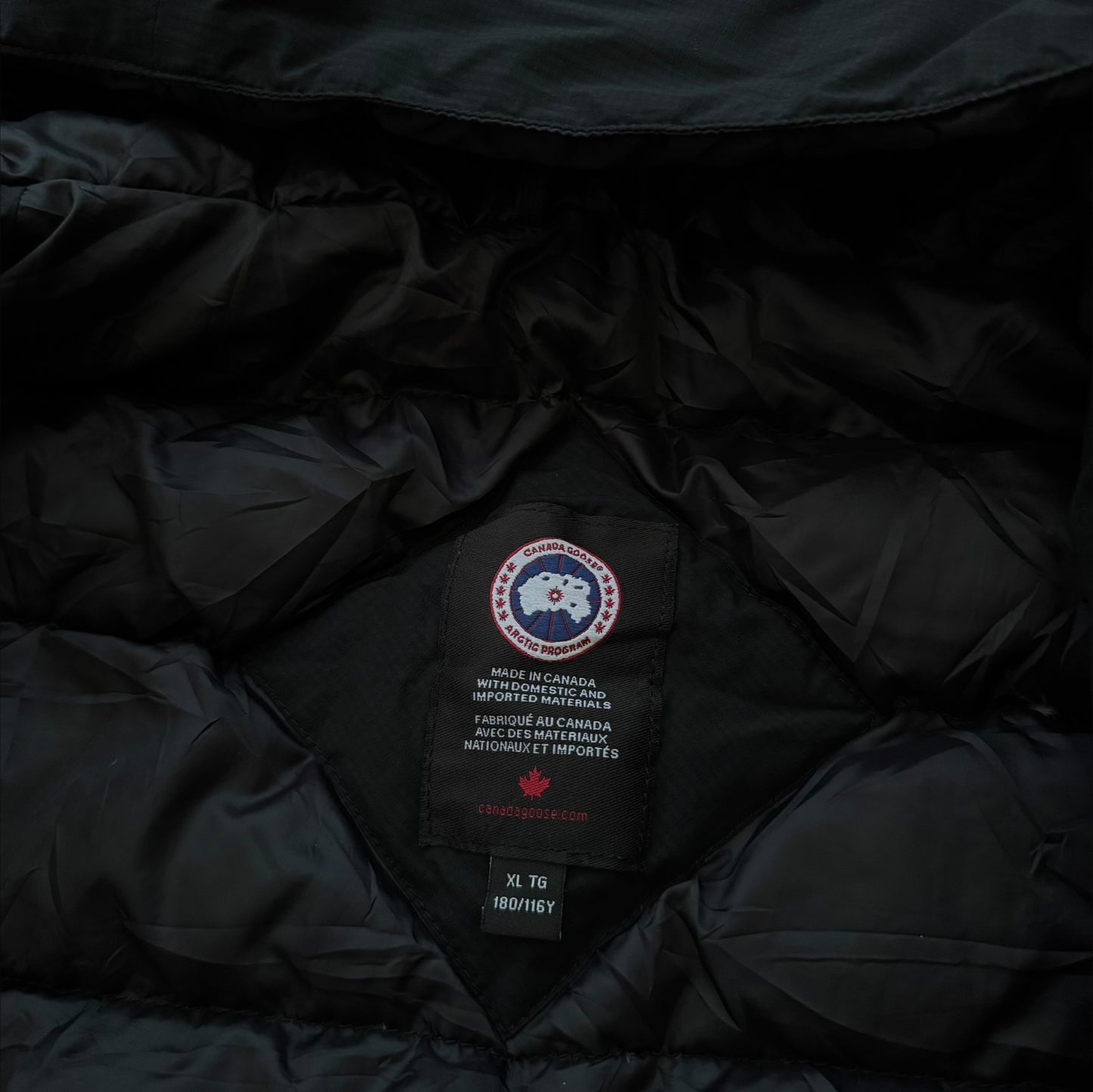Canada Goose Hooded Lodge Jacket Black Size XL RRP £595