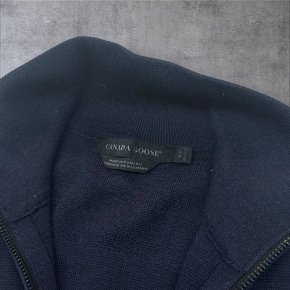 Canada Goose Merino Wool Quarter-Zip Navy Size MEDIUM RRP £450+