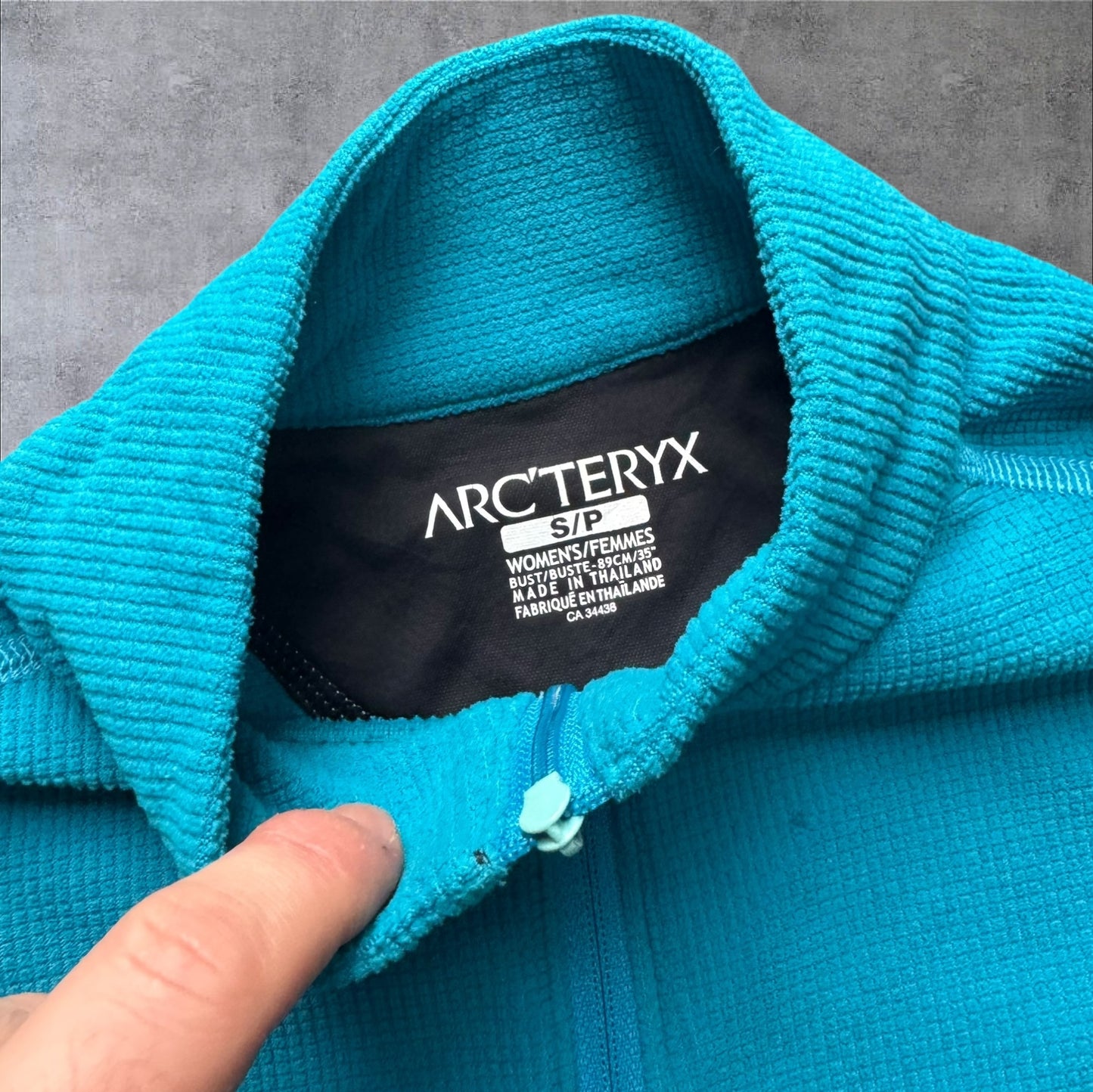 Arcteryx Womens Blue Fleece Small RRP £160