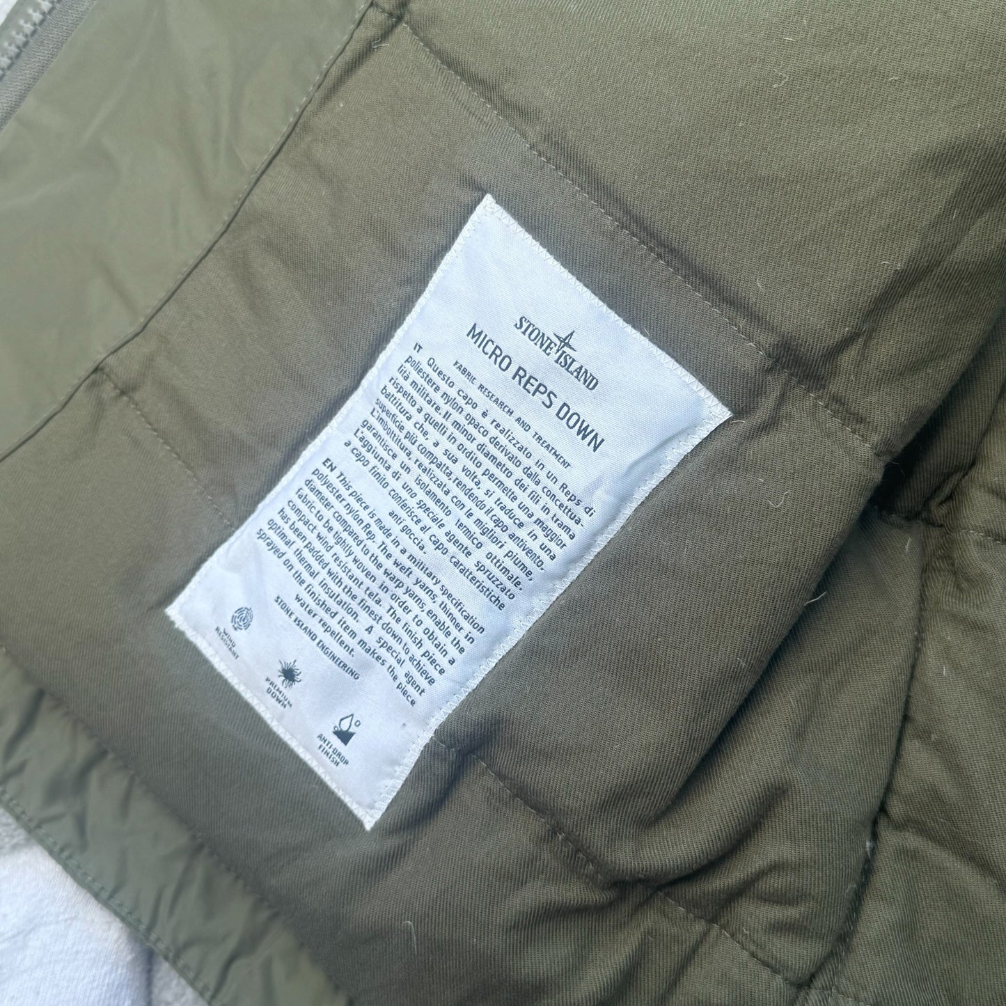 Stone Island Micro Reps Down Jacket XL RRP £600