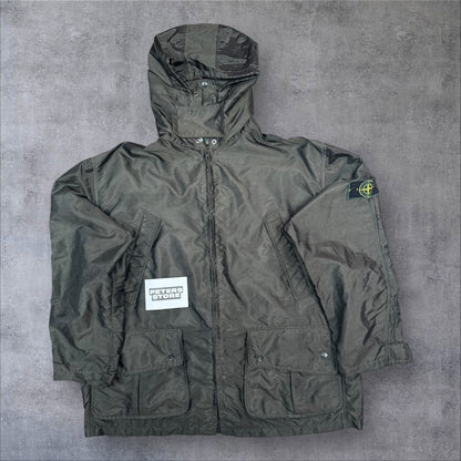 90s Stone Island Formula Steel Dual Layer Parka Jacket A/W 1995