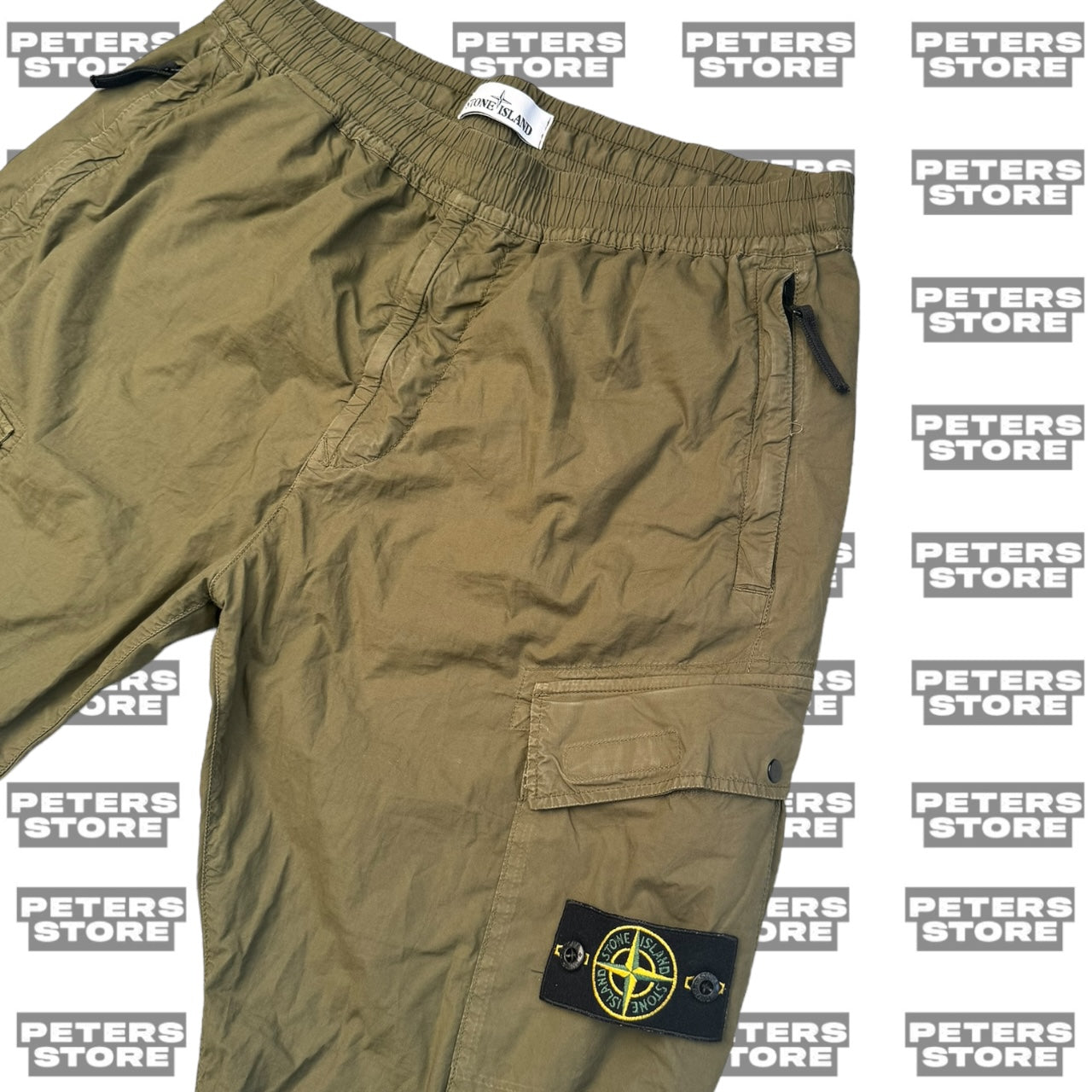 Stone Island Khaki Brown Cargos