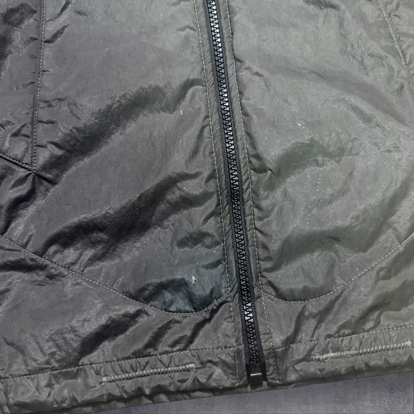 Stone Island Nylon Metal Fleece Lined Jacket Black Size Large RRP £500+