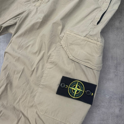 Stone Island Cargos 34W Tan Elastic Waist RRP £395