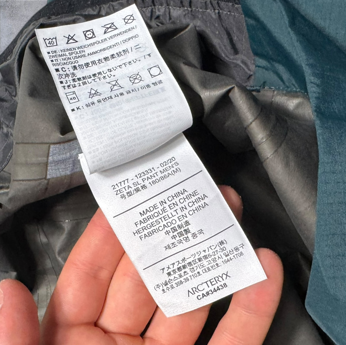 Arcteryx Goretex Trousers Stunning Teal Colourway RRP £350