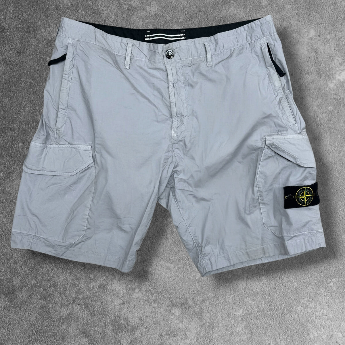 Stone Island Cargo Shorts W38 Light Blue V0064 RRP £285