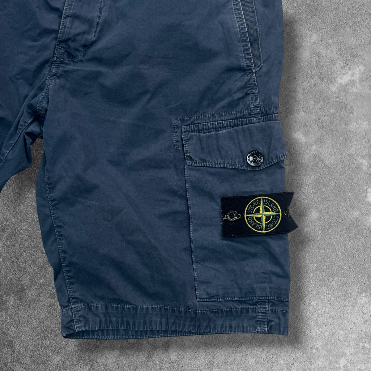 Stone Island Cargo Shorts 34W Navy RRP £285