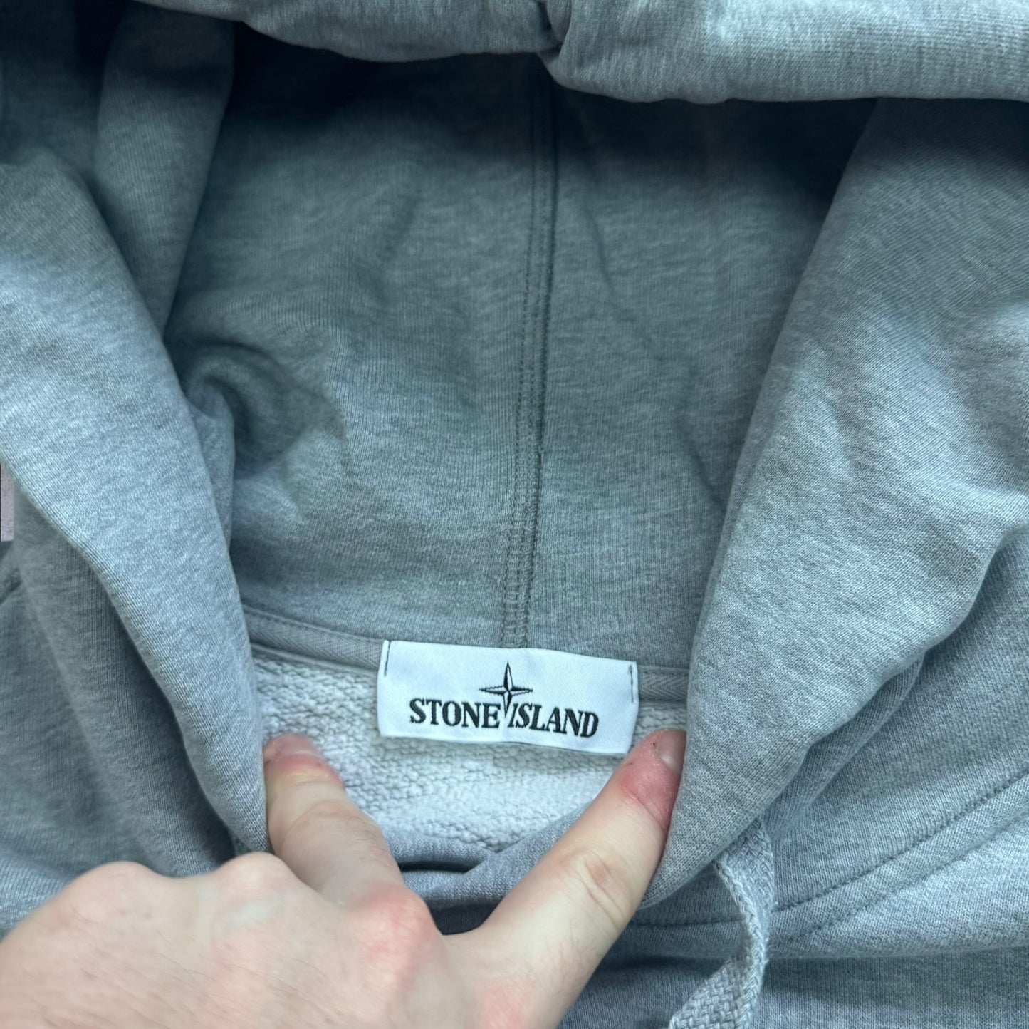 Stone Island Hoodie Grey Large RRP £300