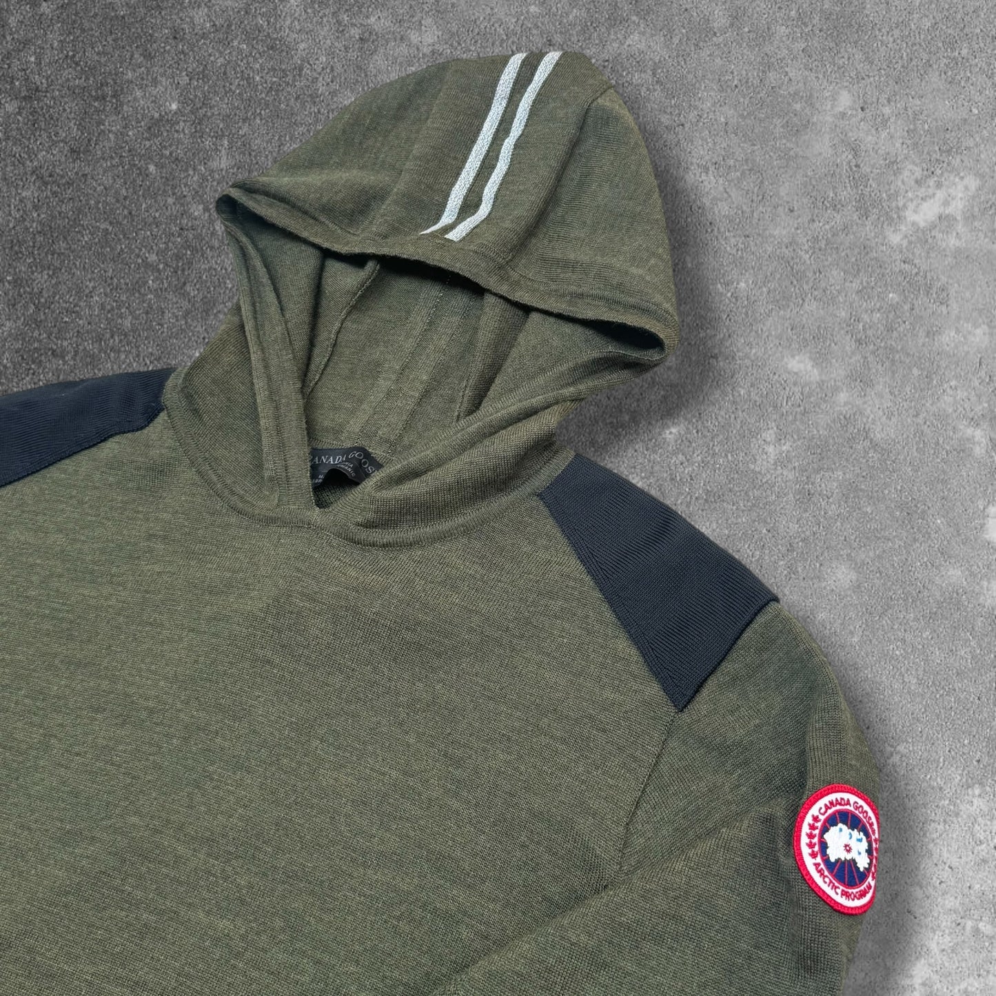 Canada Goose Merino Wool Hoodie Size Large RRP £450