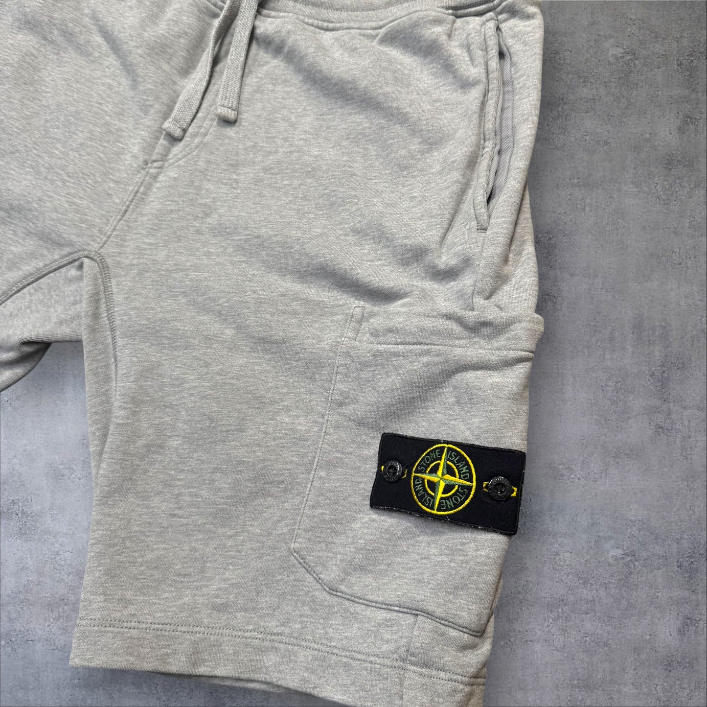 Stone Island Large Bermuda Grey Shorts
